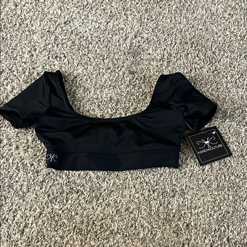 Kandi Kouture Black Crop Top